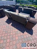 Lot of wicker outdoor patio furniture