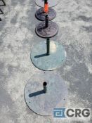 Lot of (4) assorted umbrella stands