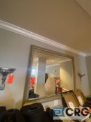 5 ft. x 4 ft. decorative mirror and (2) wall sconces
