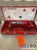 Milwaukee 1101-1, 1/2 in. heavy duty reversible right angle drill, SN 0493297264, 500 RPM with case