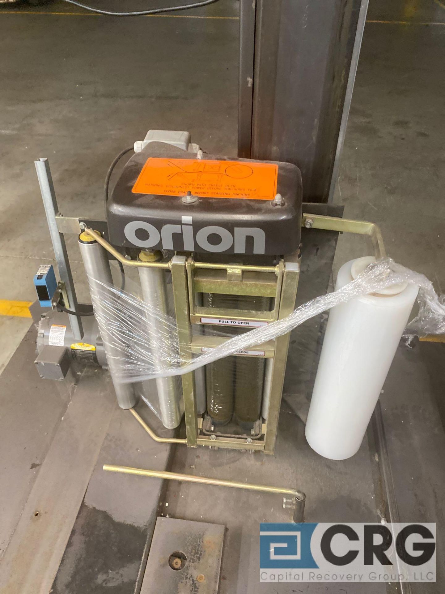 Orion L77/20 low-profile semi automatic rotary pallet wrapper SN 2007-0517697, with Unitronics panel - Image 2 of 5