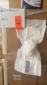 Lot of (93) cases breathable stretch maximum briefs, sizes M, L, and L/XL (#BADL30004C and #