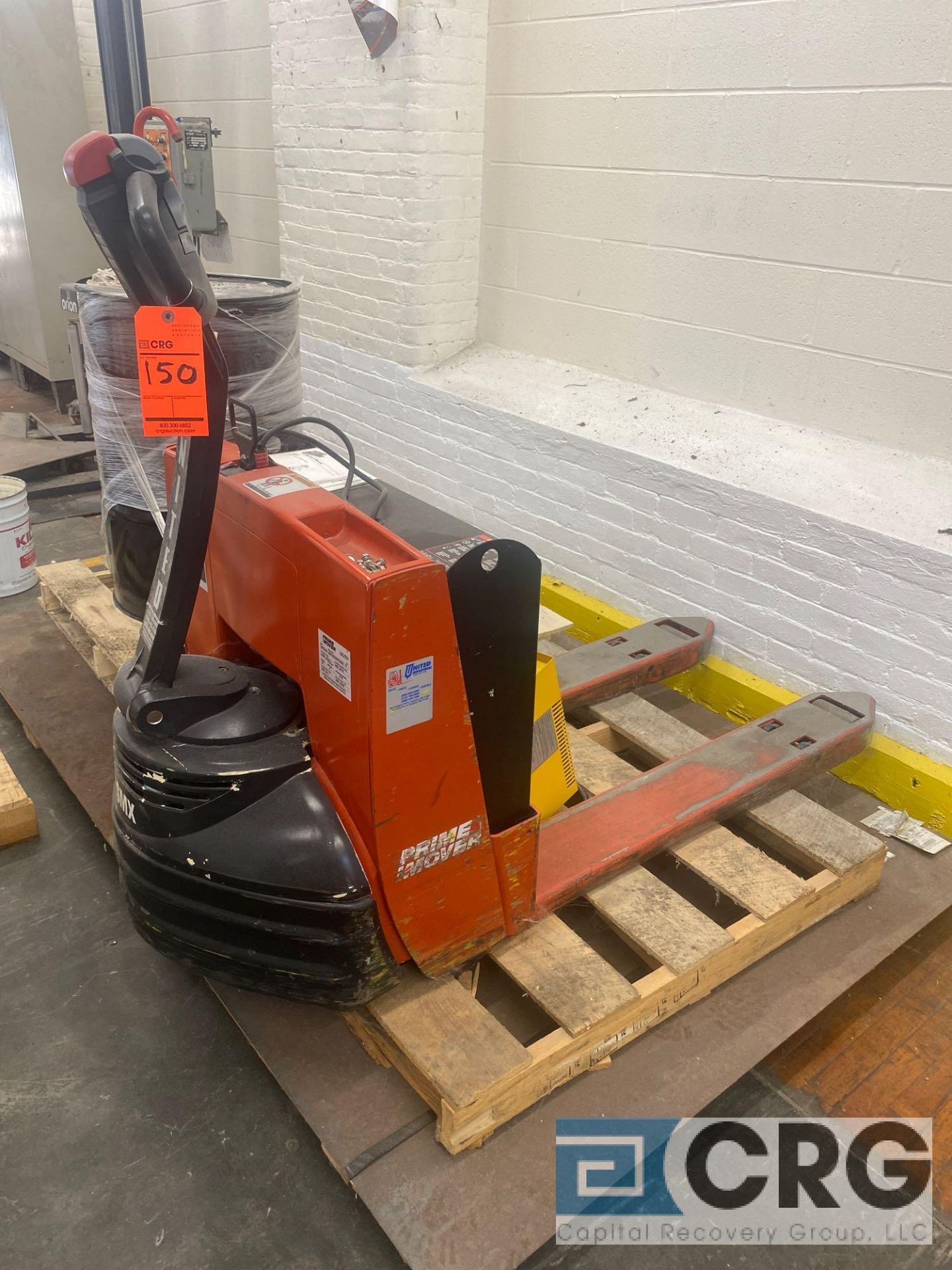 PRIME MOVER SMX45 electric walk-behind pallet jack 4500 lb. capacity, SN SMX4534072006 (NO