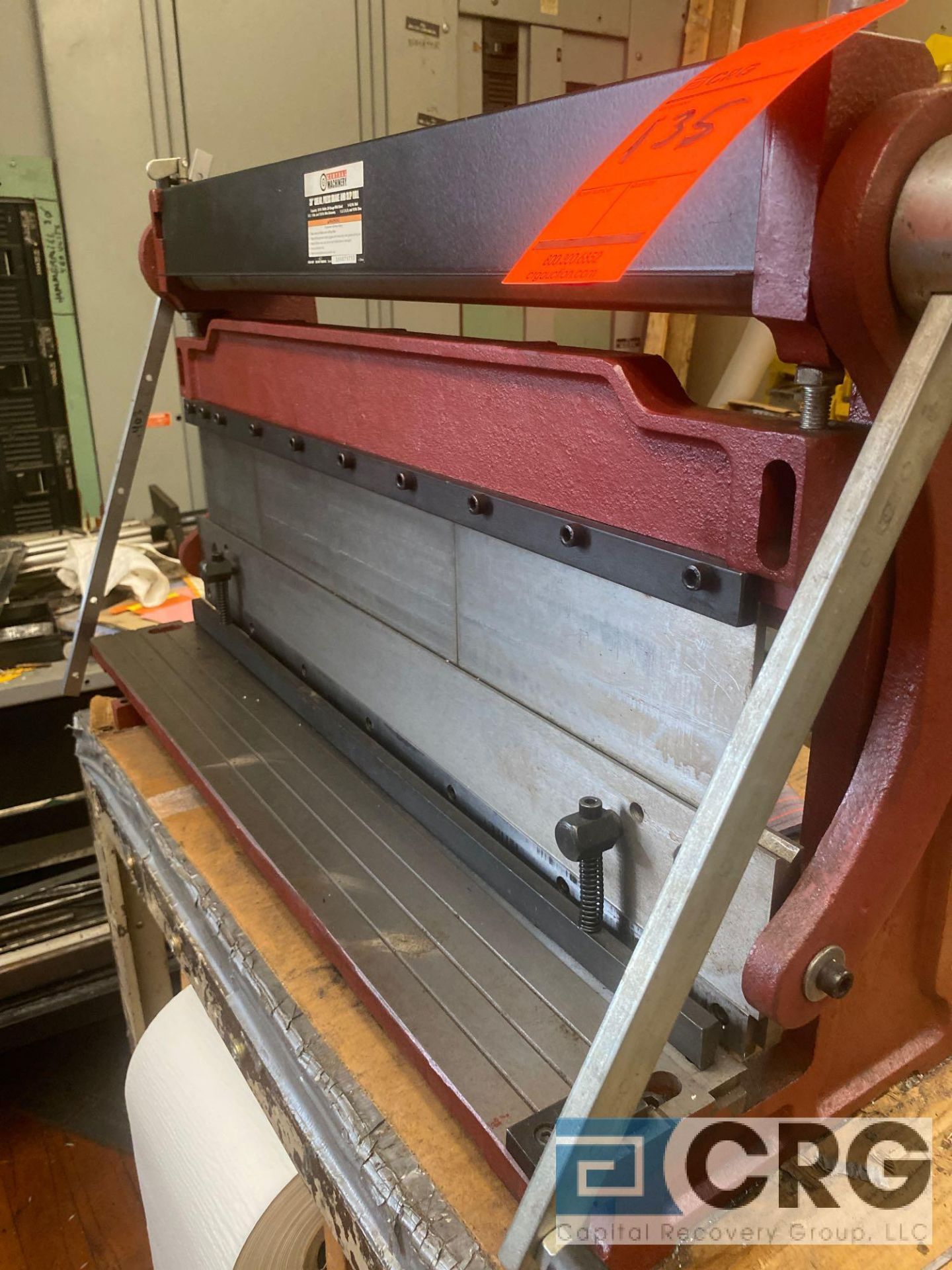 Central Machinery 30 in. shear, press brake, and slip roll, SN 356671713 - Image 3 of 4