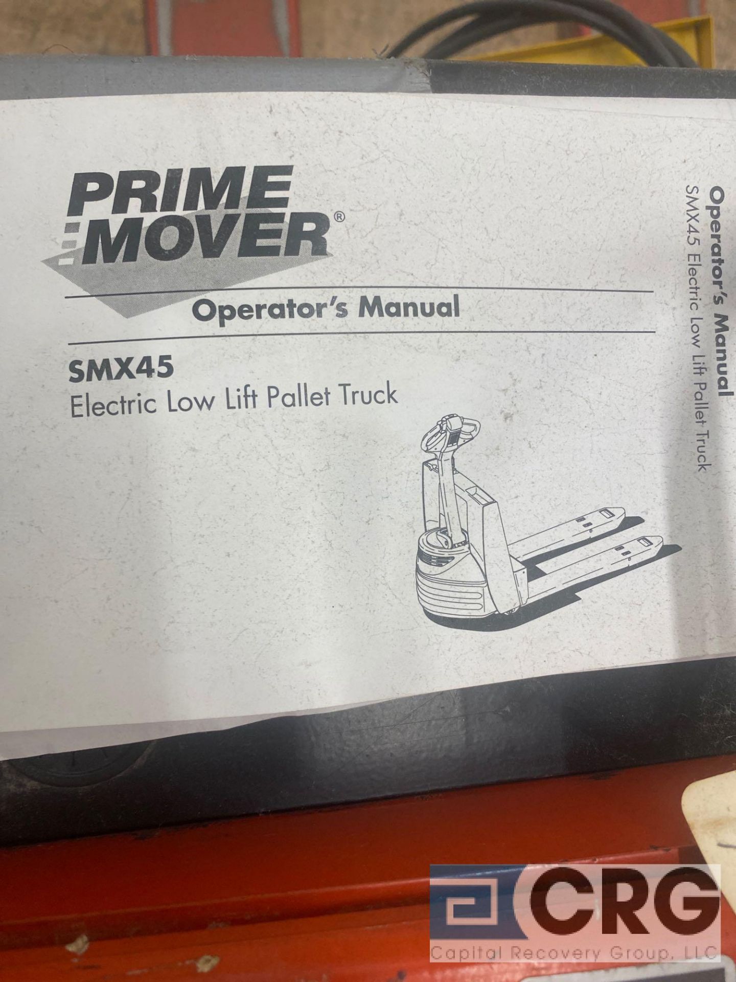 PRIME MOVER SMX45 electric walk-behind pallet jack 4500 lb. capacity, SN SMX4534072006 (NO - Image 3 of 4