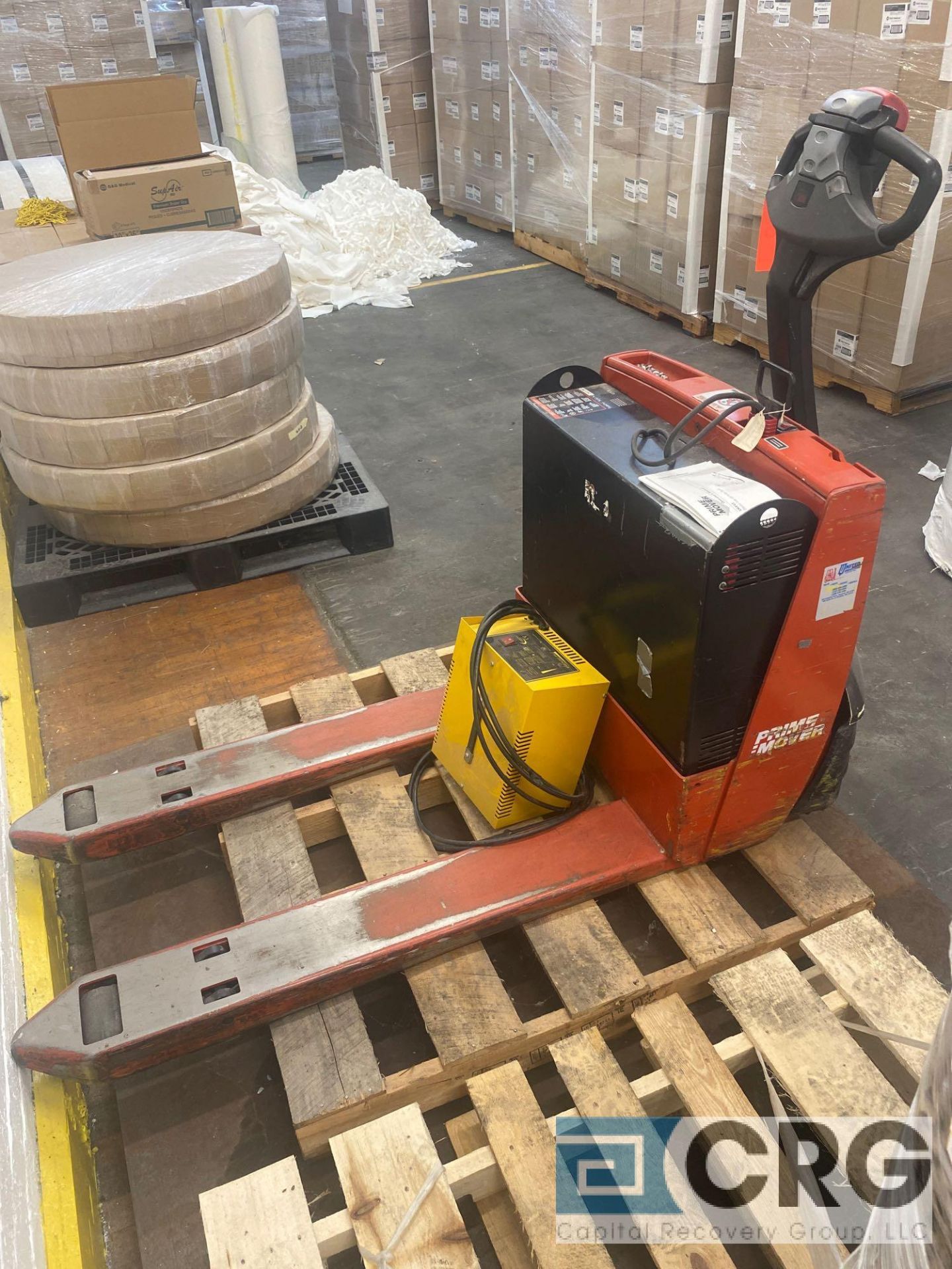 PRIME MOVER SMX45 electric walk-behind pallet jack 4500 lb. capacity, SN SMX4534072006 (NO - Image 2 of 4