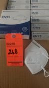 Lot of (5) cases KN95 protective masks