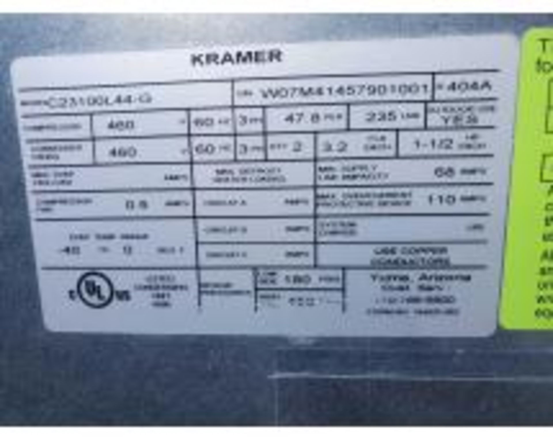 Associated Environmental Systems Walk in environmental test chamber, 12’ X 12’ X 9’ 304 w/Chiller - Image 13 of 13