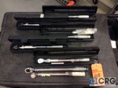Lot of (7) asst torque wrenches