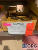 Lot of asst spare parts, connectors, brackets, fasteners, labels, etc (COUNTS ARE APPROX AND NOT