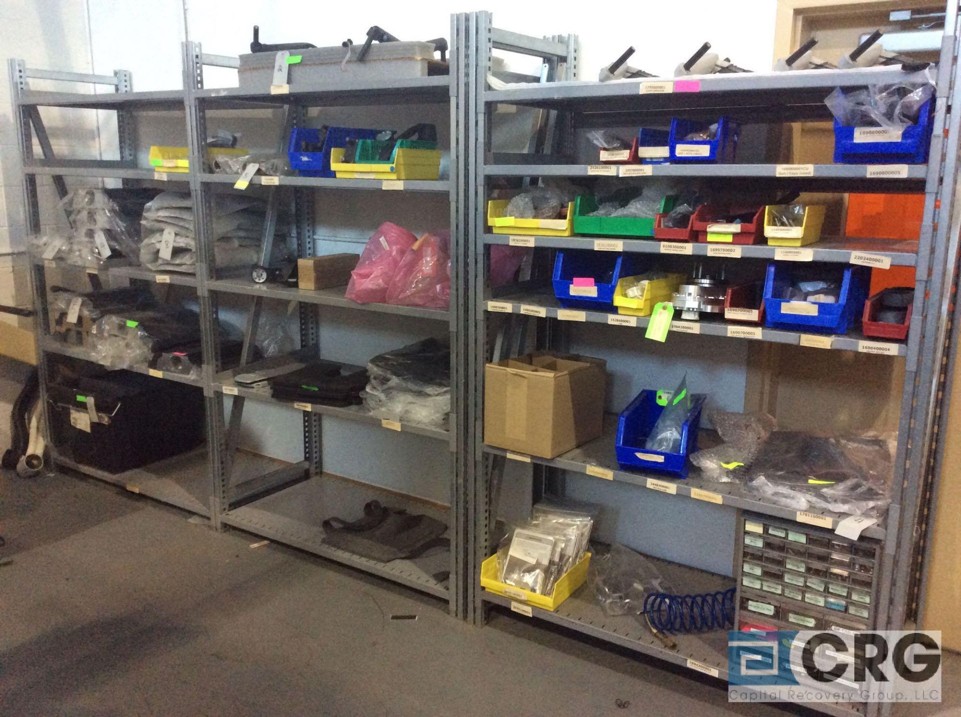 Lot of asst Segway parts, contents of tables and shelves only - Image 7 of 10