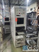 Cimtek EOL tester rolling cabinet including, (1) Agilent 34970A data acquisition and switch unit,