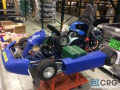 All Cart racing go-cart frame and chassis, (EXPERIMENTAL BATTERY POWERED MOTOR IS BLOWN) (DIE
