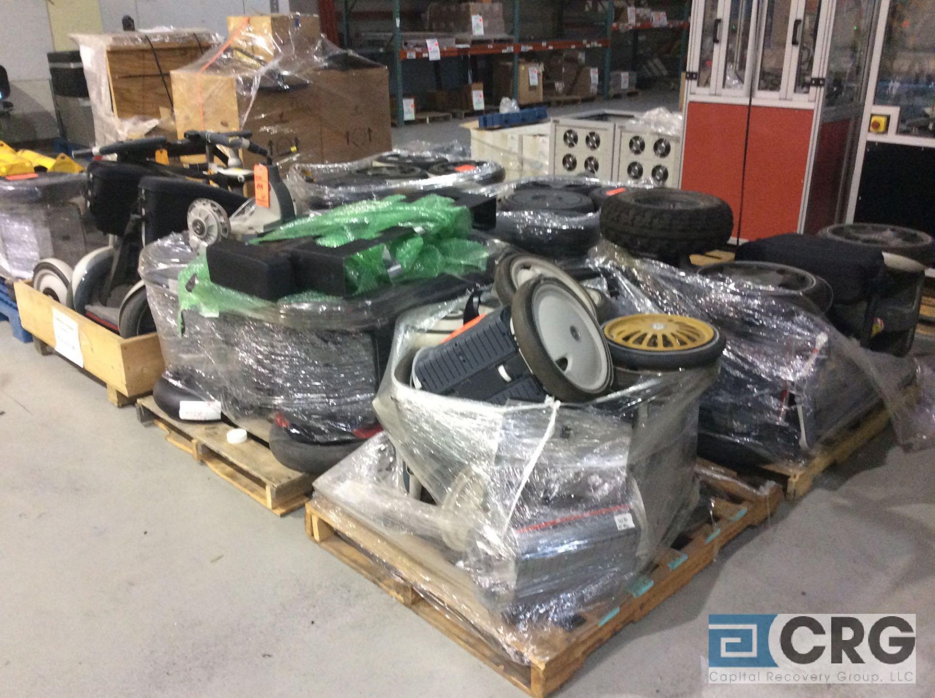 Lot of asst Segway transports (FOR PARTS) (CONTENTS OF 7 SKIDS)