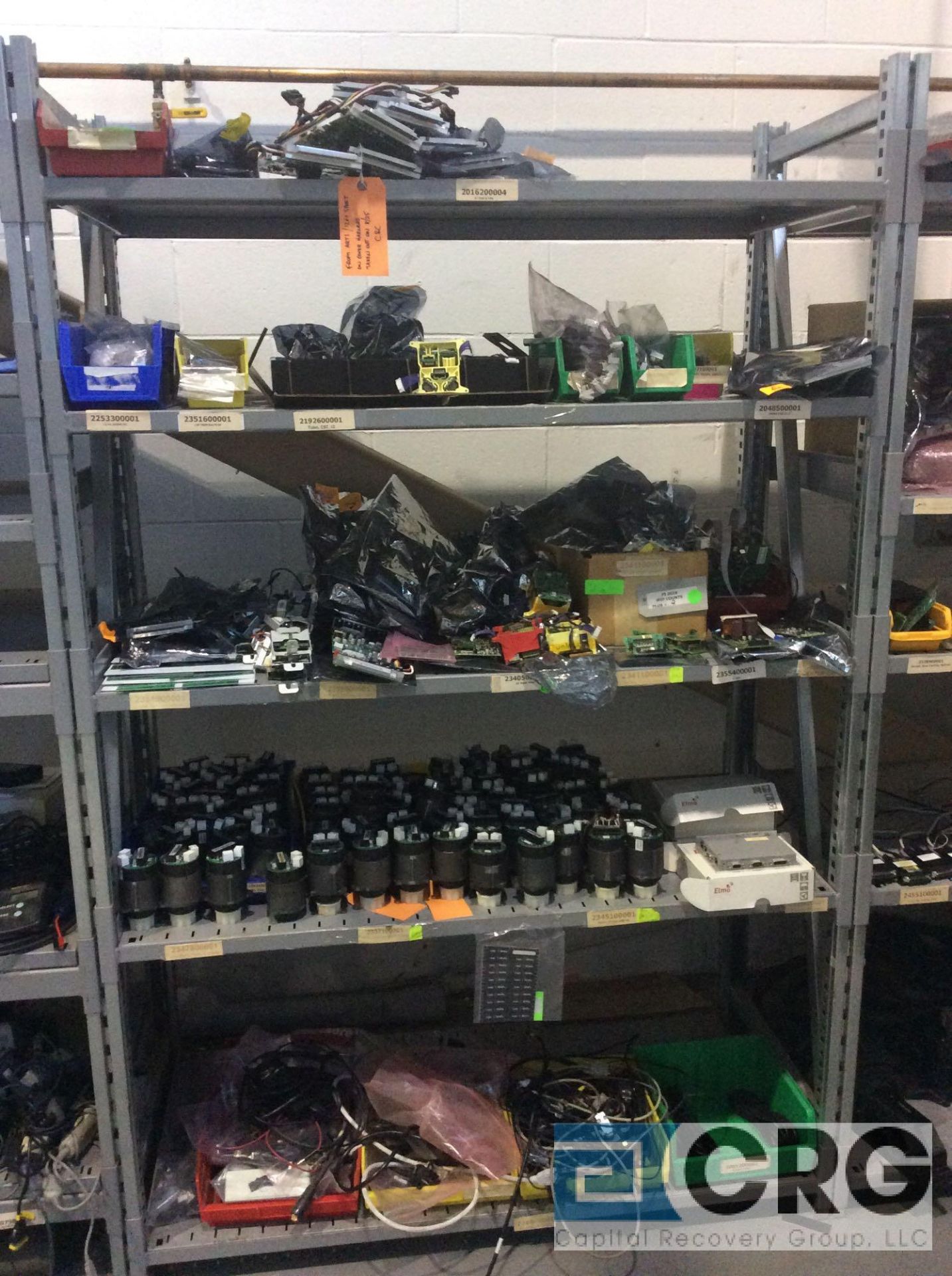 Lot of asst Segway parts, contents of tables and shelves only - Image 2 of 10