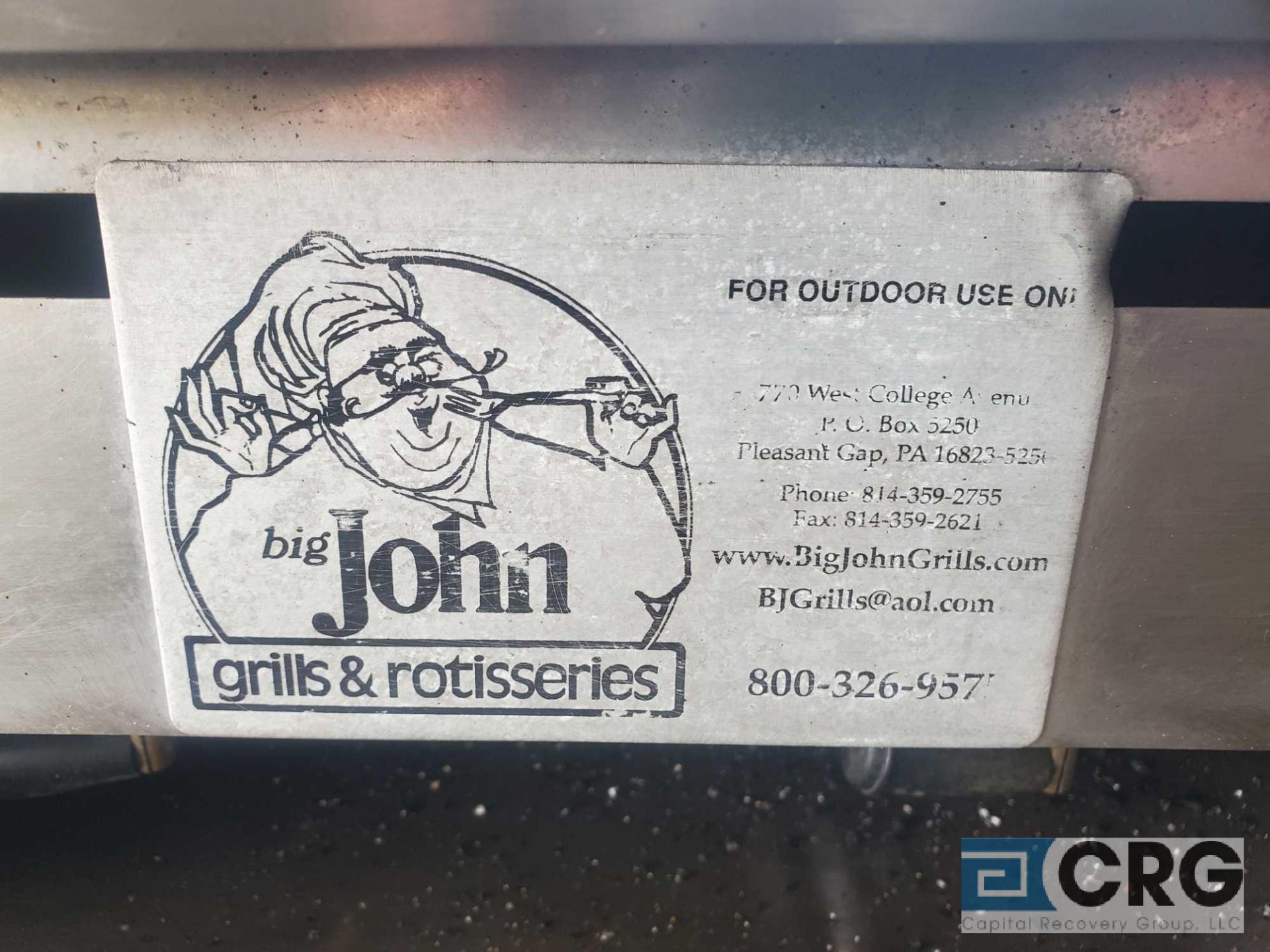 Big John 6 ft portable propane grill - Image 2 of 2