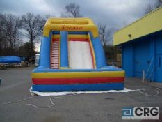 24 ft high Screamer inflatable bounce house with blower