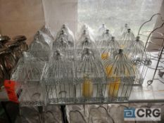 Lot of Cage style candle holders