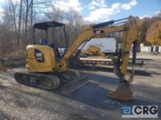 2014 CAT 303.5E CR mini excatavor, approx. 3,000 hours, sn CAT3035EVRKY00323, ROPS, 12 inch rubber