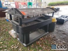 Cambro 6 ft portable buffet serving station