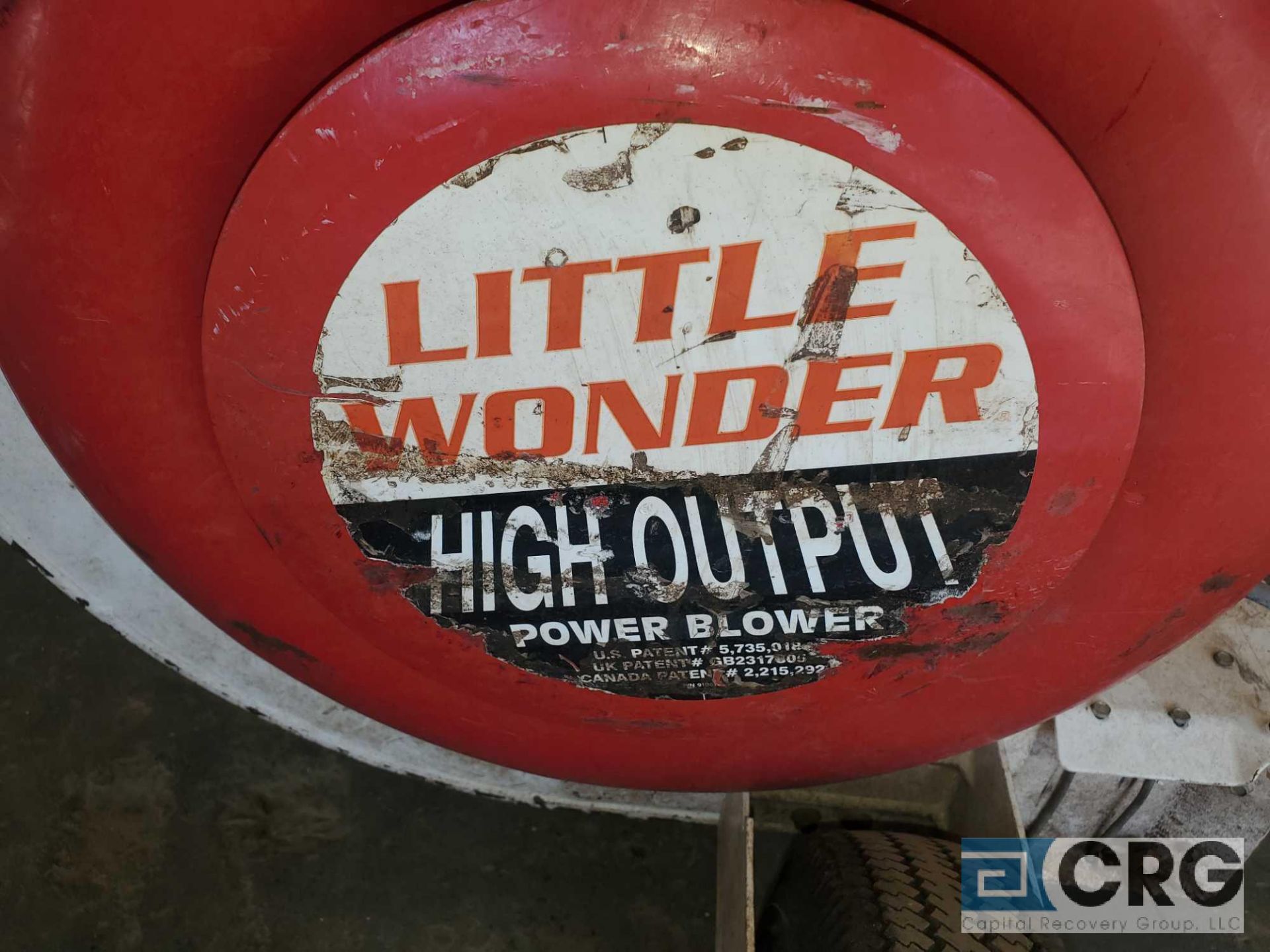 Little Wonder walk behind leaf blower, 3650 rpm, 9 hp Honda engine (144-78) - Image 2 of 3