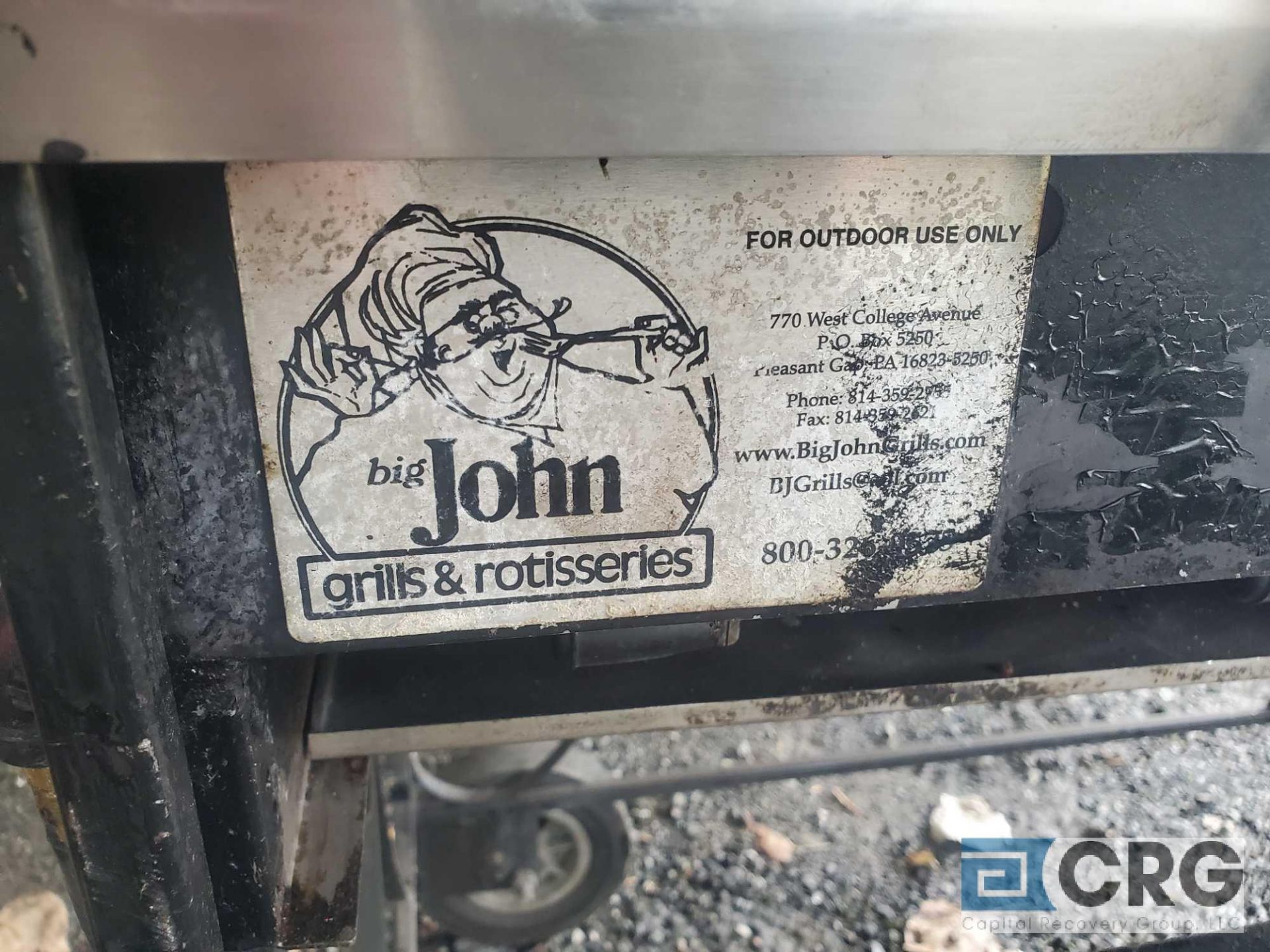 Big John 6 ft portable propane grill - Image 2 of 2