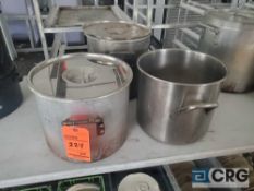 Lot of (3) approx 20 qt stock pots