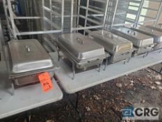 Lot of (4) chafing dishes