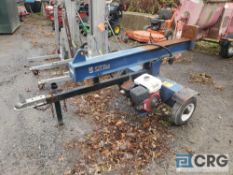 Iron and Oak tag-a-long hydraulic log splitter 26 ton, with Honda gas engine (FOR PARTS OR