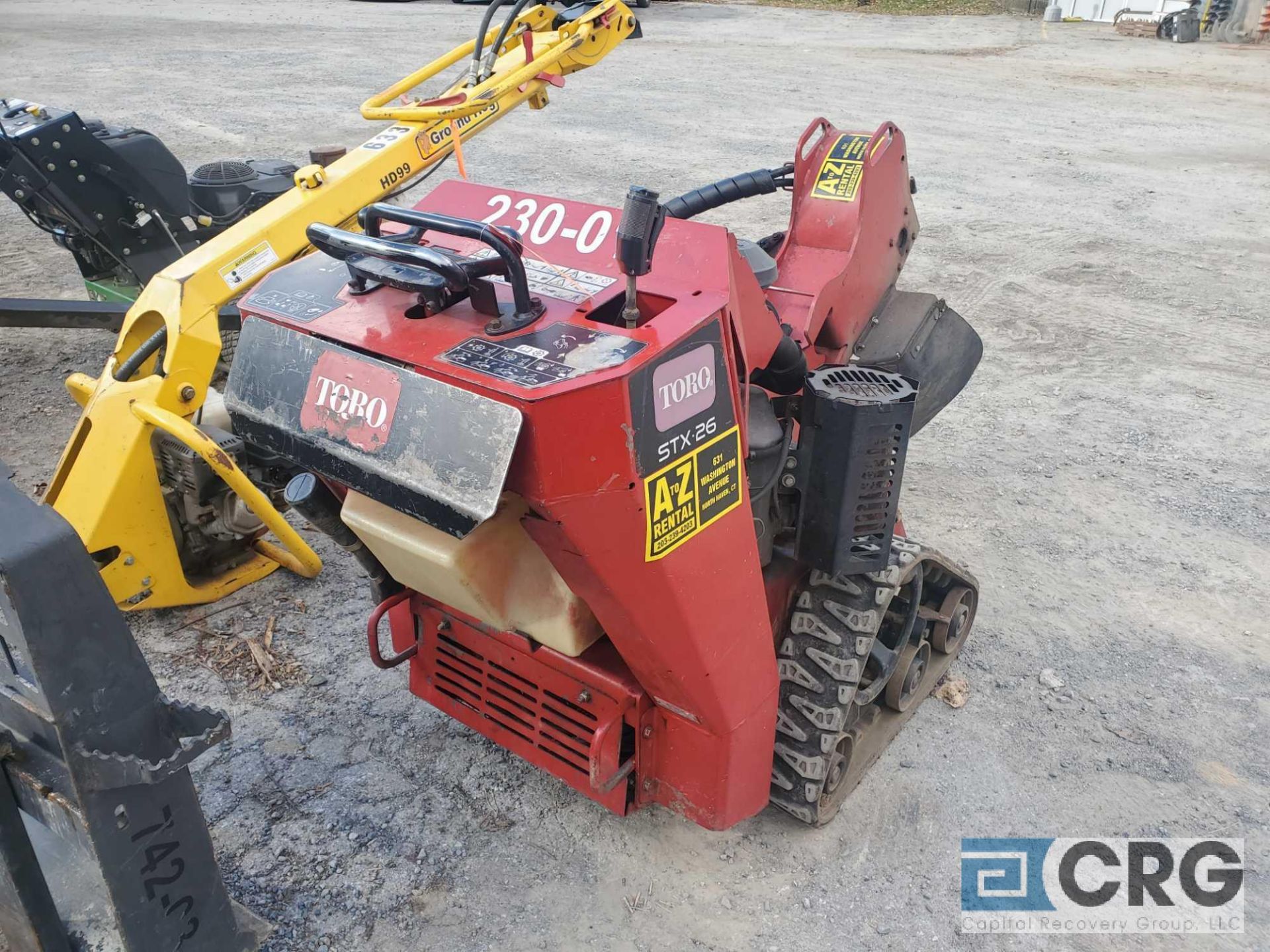 Toro STX-26 stump grinder on tracks, 1681 hrs as read, Kawasaki gas engine (230-01) - Image 2 of 7