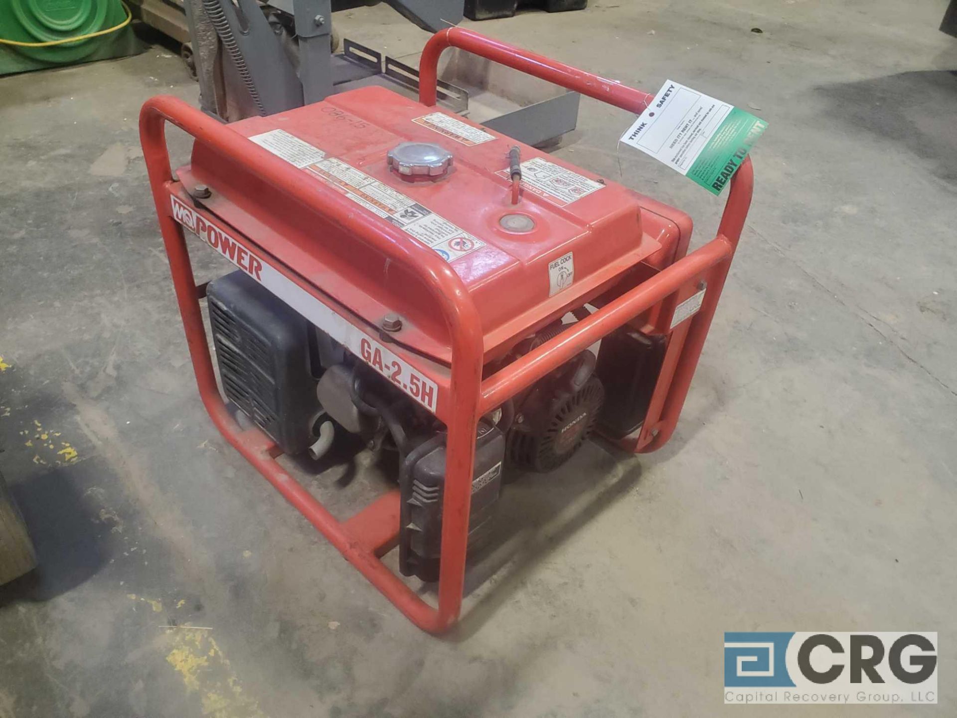 Multi Quip GA-2.5H portable 2500 watt generator, with Honda GX160 gas engine (086-15) - Image 2 of 2