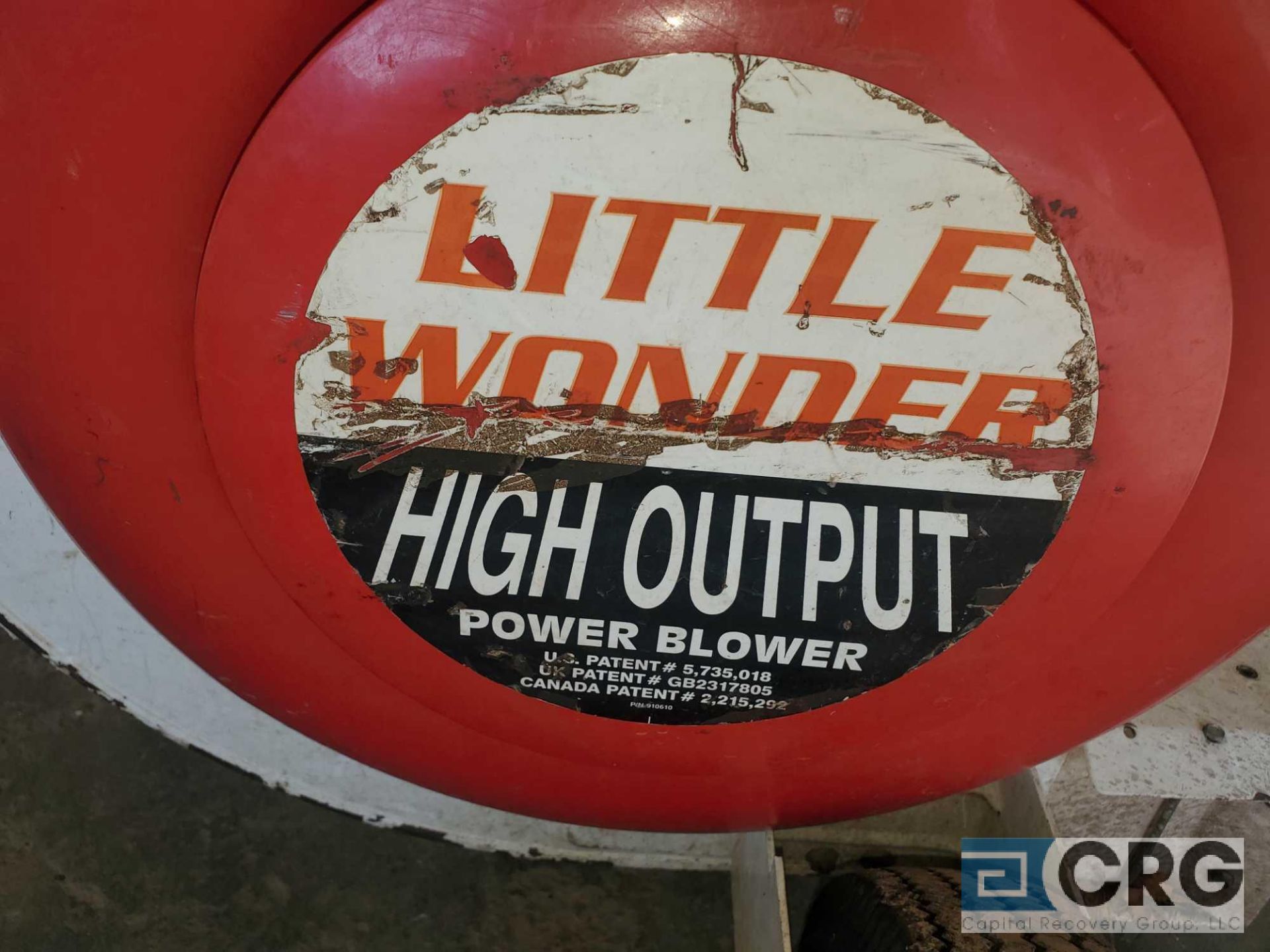 Little Wonder walk behind leaf blower, 3650 rpm, 9 hp Honda engine (144-77) - Image 3 of 4