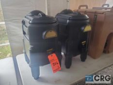 Lot of (2) Cambro fancy hot beverage dispensers
