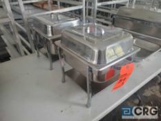 Lot of (2) 10 X 13 chafing dishes