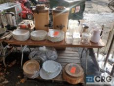 Lot asst items with (2) tables