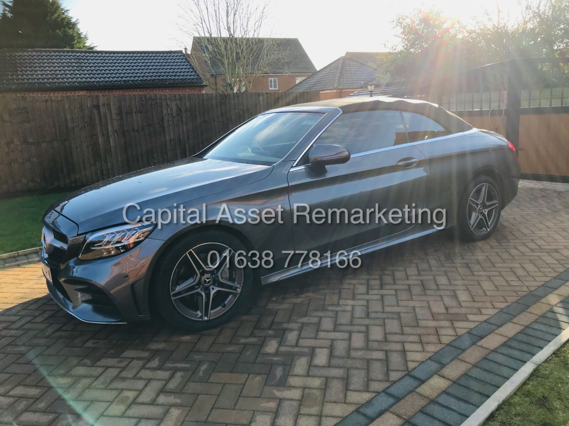 On Sale MERCEDES C200 "AMG-LINE" 9G CABRIOLET (19 REG) GREAT SPEC - NAV - REAR CAMERA - DYNAMIC - Image 4 of 36