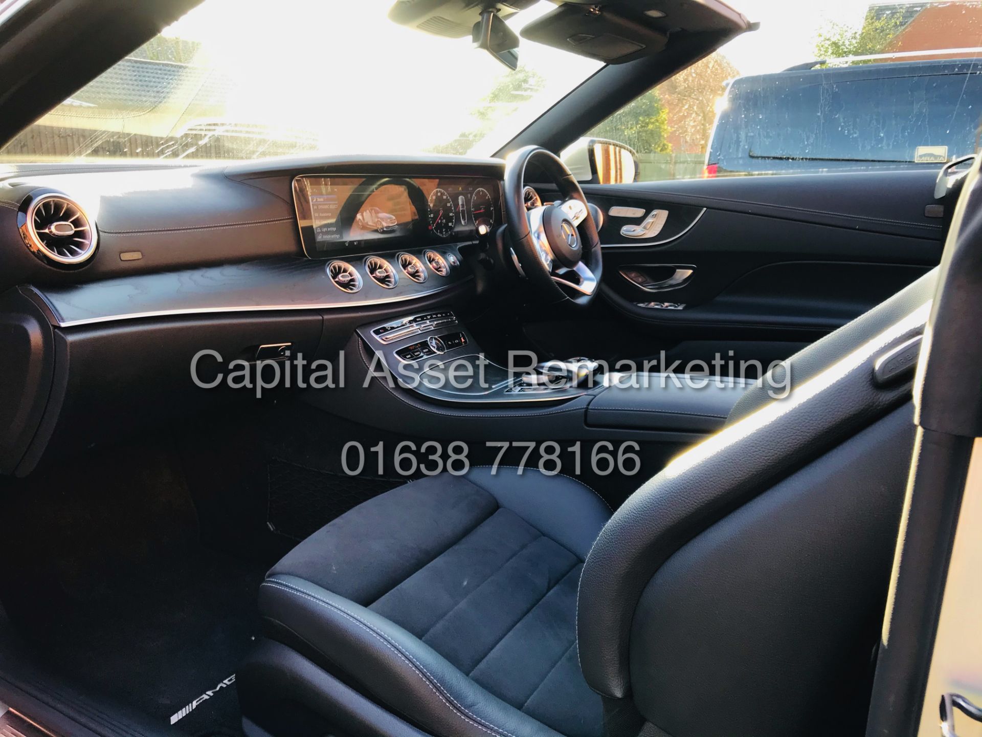 (ON SALE) MERCEDES E220d "AMG-LINE / PREMIUM" 9G CABRIOLET (19 REG) COMAND - AIR SCARF - 360 CAMERA - Image 45 of 51