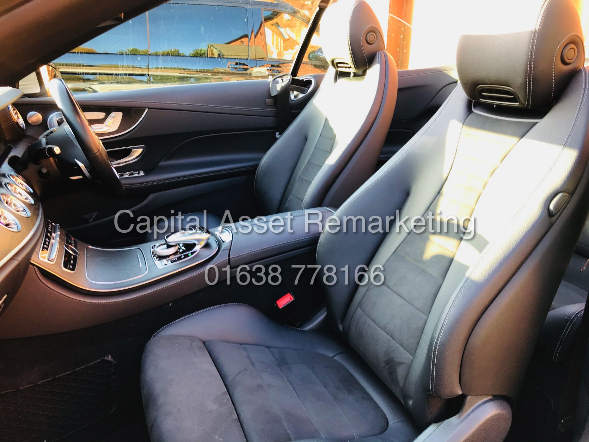 (ON SALE) MERCEDES E220d "AMG-LINE / PREMIUM" 9G CABRIOLET (19 REG) COMAND - AIR SCARF - 360 CAMERA - Image 46 of 51