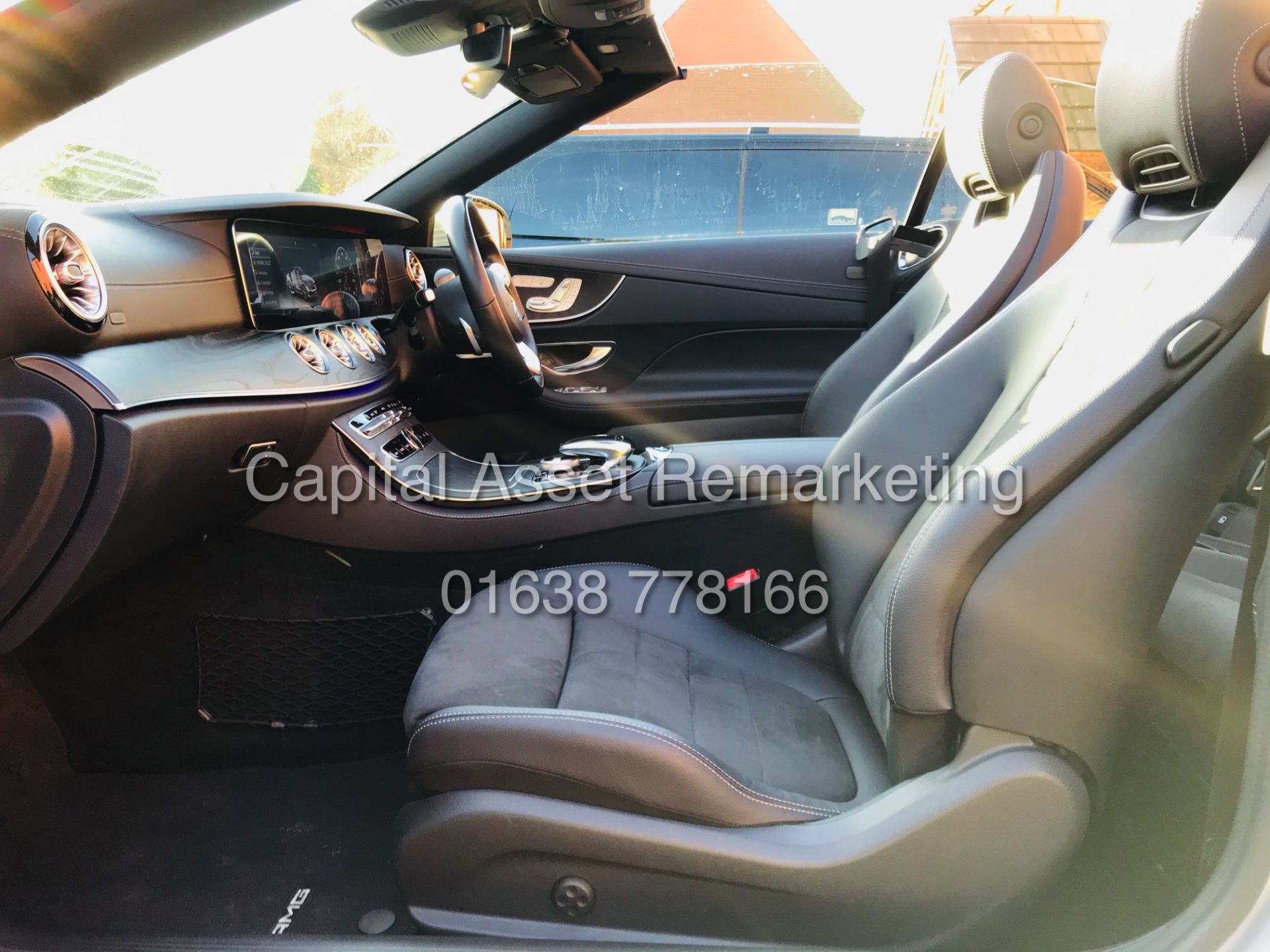 (ON SALE) MERCEDES E220d "AMG-LINE / PREMIUM" 9G CABRIOLET (19 REG) COMAND - AIR SCARF - 360 CAMERA - Image 44 of 51