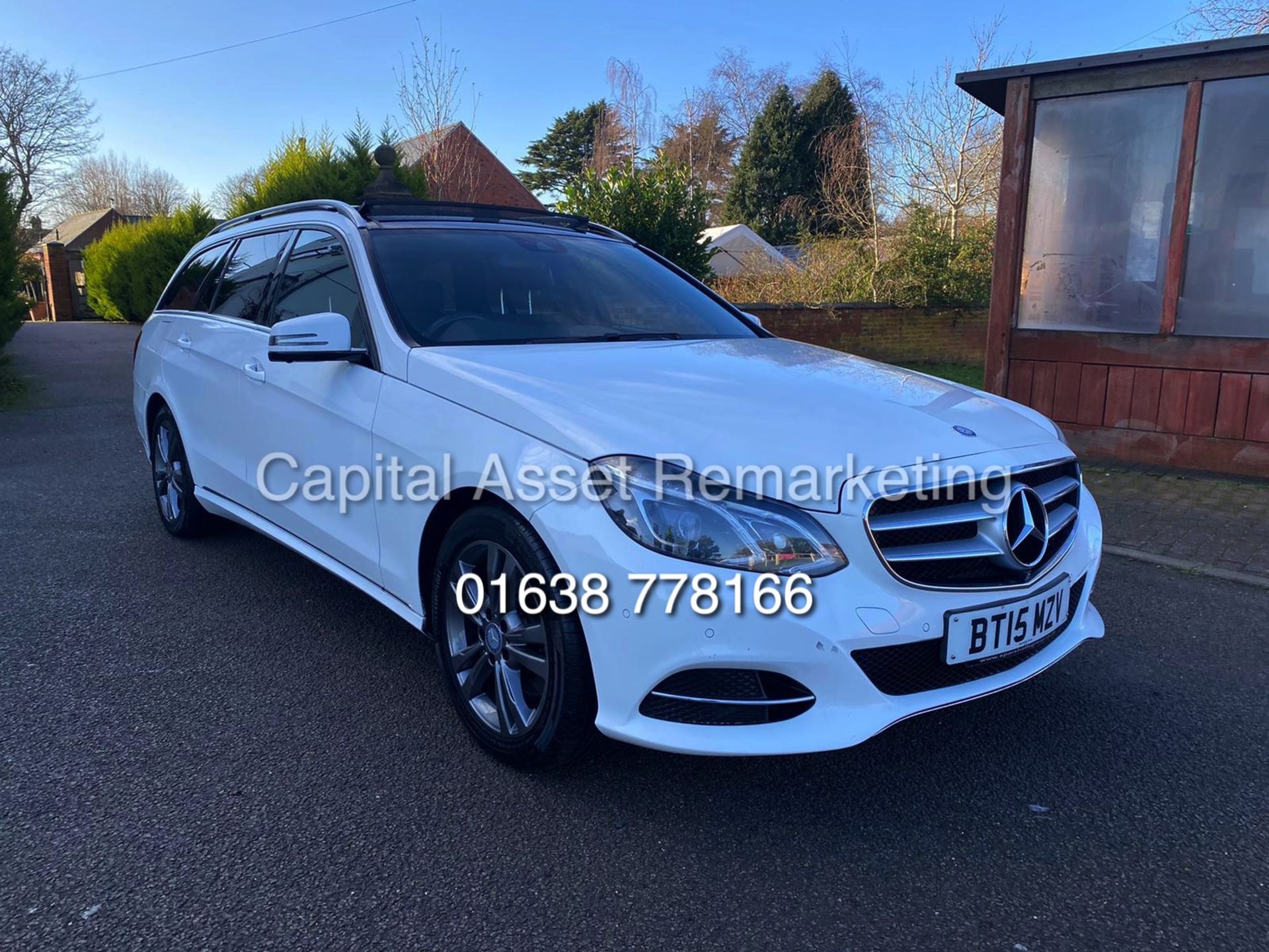 ON SALE MERCEDES E300 DIESEL HYBRID "PREMIUM" ESTATE (15 REG) MASSIVE SPEC *PAN ROOF* LEATHER - - Image 2 of 29