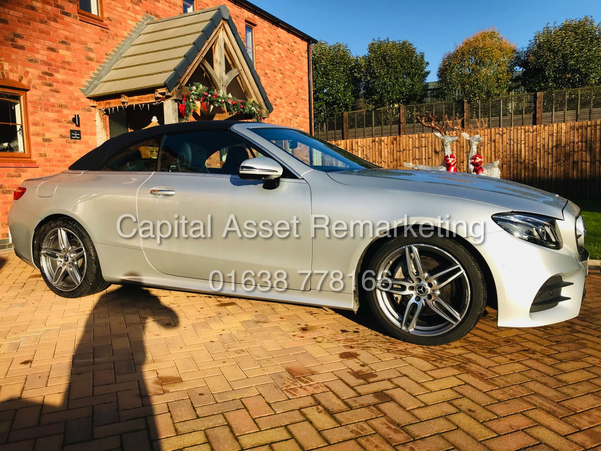 (ON SALE) MERCEDES E220d "AMG-LINE / PREMIUM" 9G CABRIOLET (19 REG) COMAND - AIR SCARF - 360 CAMERA - Image 2 of 51