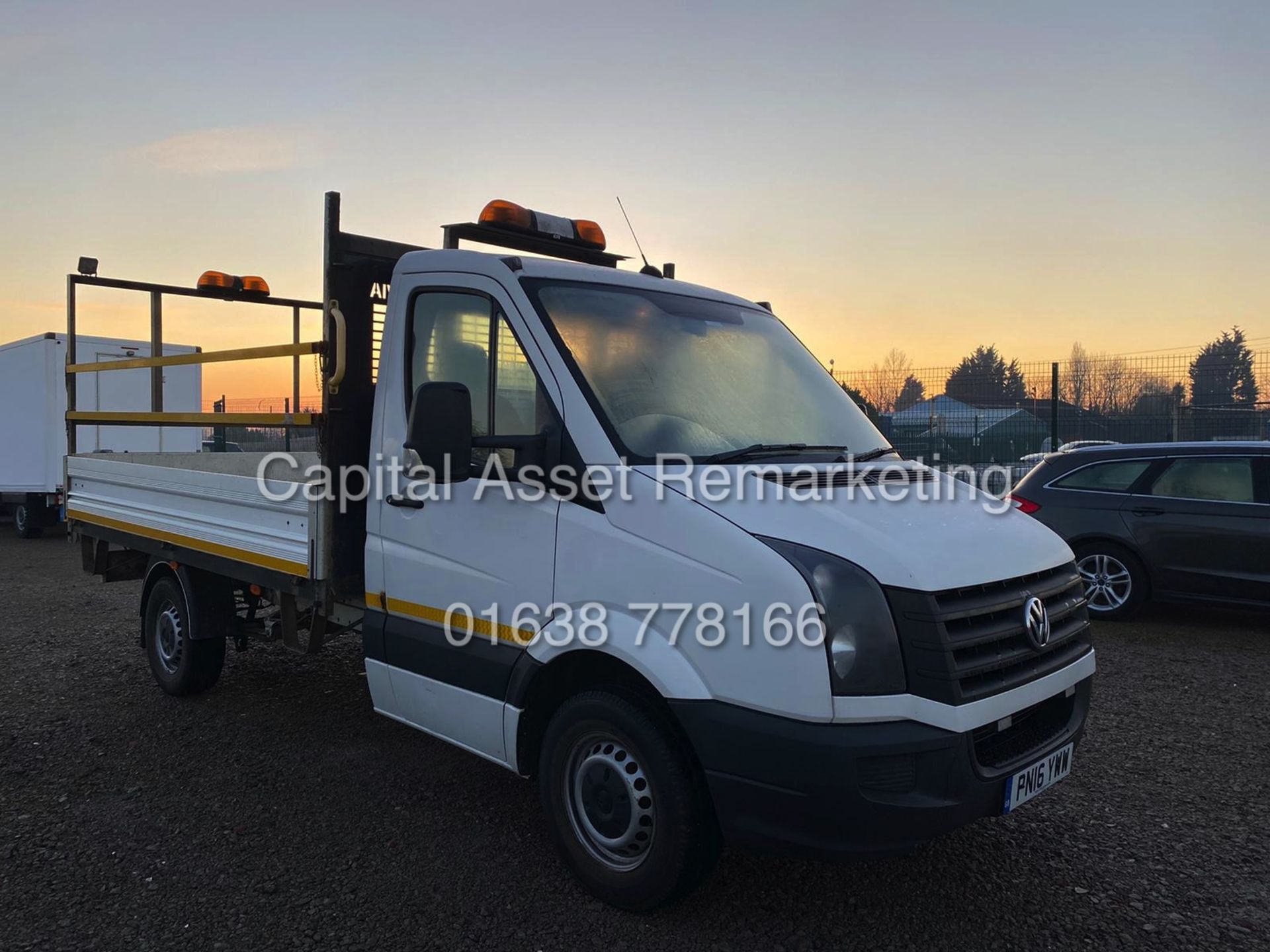 On Sale VOLKSWAGEN CRAFTER 2.0TDI CR35 DROPSIDE (16 REG) 1 OWNER - CRUISE - ELEC PACK - SIDE TOOLBOX - Image 3 of 20