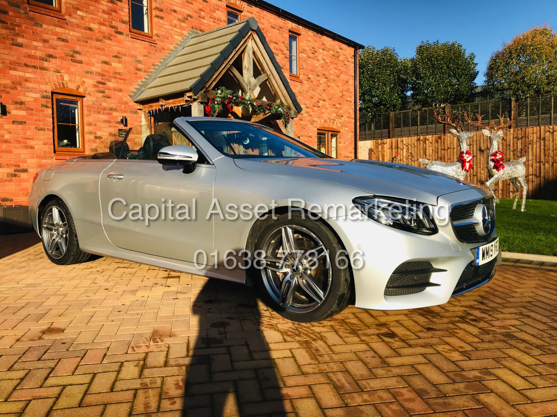 (ON SALE) MERCEDES E220d "AMG-LINE / PREMIUM" 9G CABRIOLET (19 REG) COMAND - AIR SCARF - 360 CAMERA - Image 5 of 51