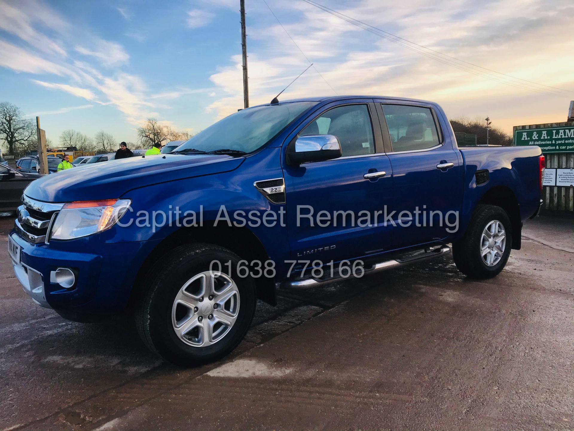 ON SALE FORD RANGER 2.2TDCI "LIMITED" AUTO D/C (14 REG) FULL LEATHER *SAT NAV* CLIMATE & AC - CRUISE - Image 5 of 25