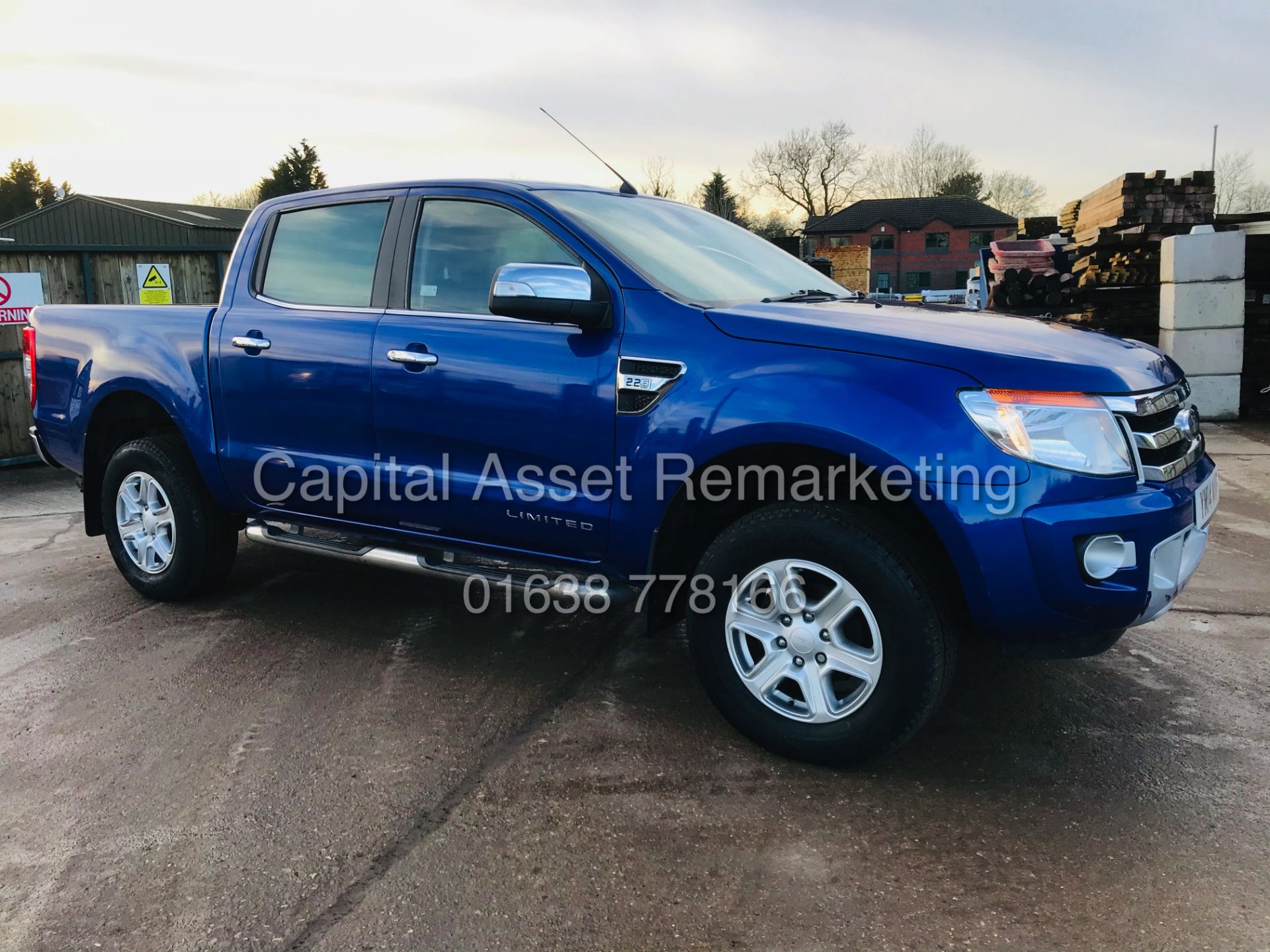 ON SALE FORD RANGER 2.2TDCI "LIMITED" AUTO D/C (14 REG) FULL LEATHER *SAT NAV* CLIMATE & AC - CRUISE