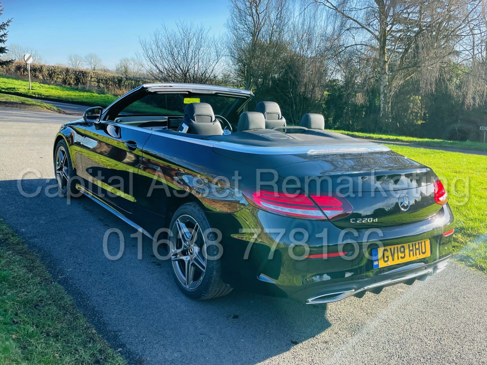 ON SALE MERCEDES-BENZ C220D *AMG LINE - CABRIOLET* (2019) '9G TRONIC AUTO - LEATHER - SAT NAV' - Image 11 of 59