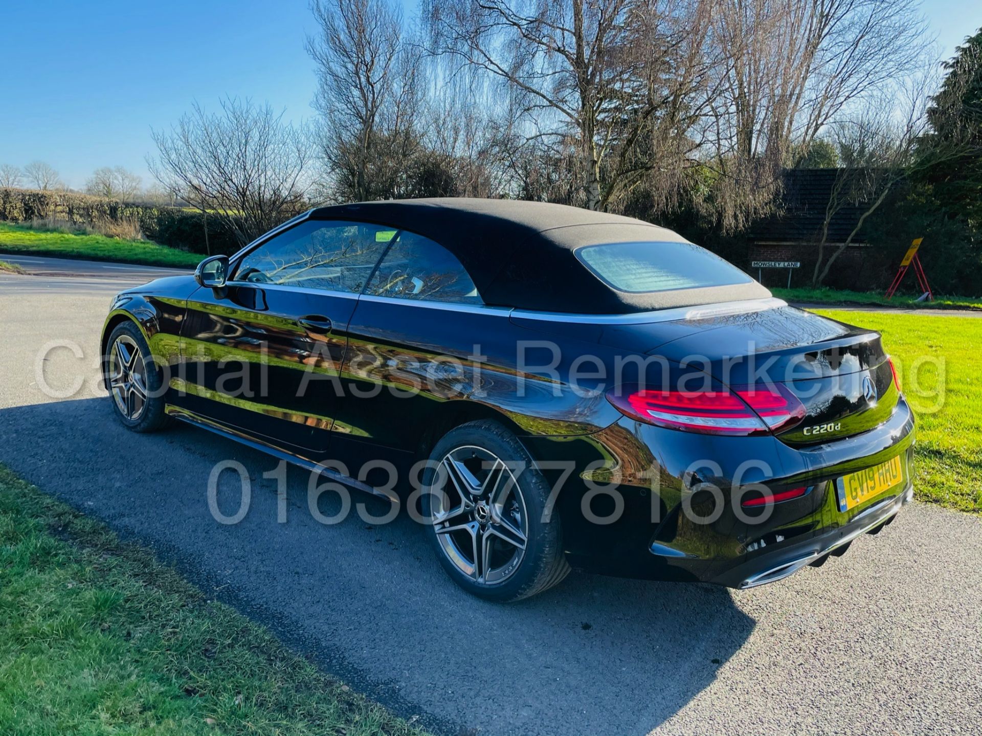 ON SALE MERCEDES-BENZ C220D *AMG LINE - CABRIOLET* (2019) '9G TRONIC AUTO - LEATHER - SAT NAV' - Image 10 of 59