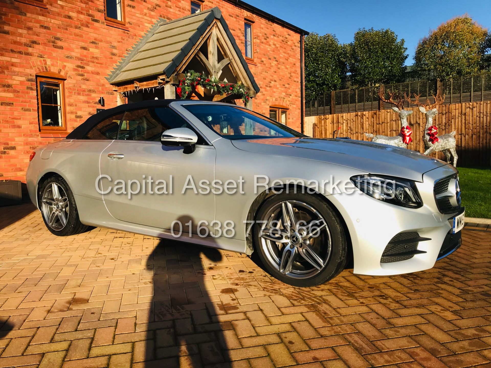 ON SALE MERCEDES E220d "AMG LINE PREMIUM" CABRIOLET (19 REG) 1 OWNER - LOW MILES - MEGA SPEC- COMAND - Image 3 of 53