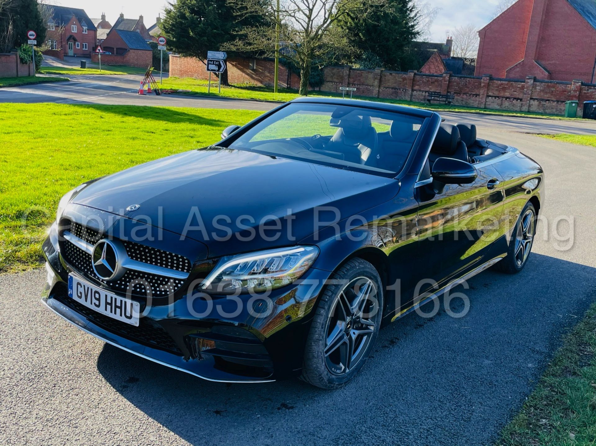 ON SALE MERCEDES-BENZ C220D *AMG LINE - CABRIOLET* (2019) '9G TRONIC AUTO - LEATHER - SAT NAV' - Image 5 of 59