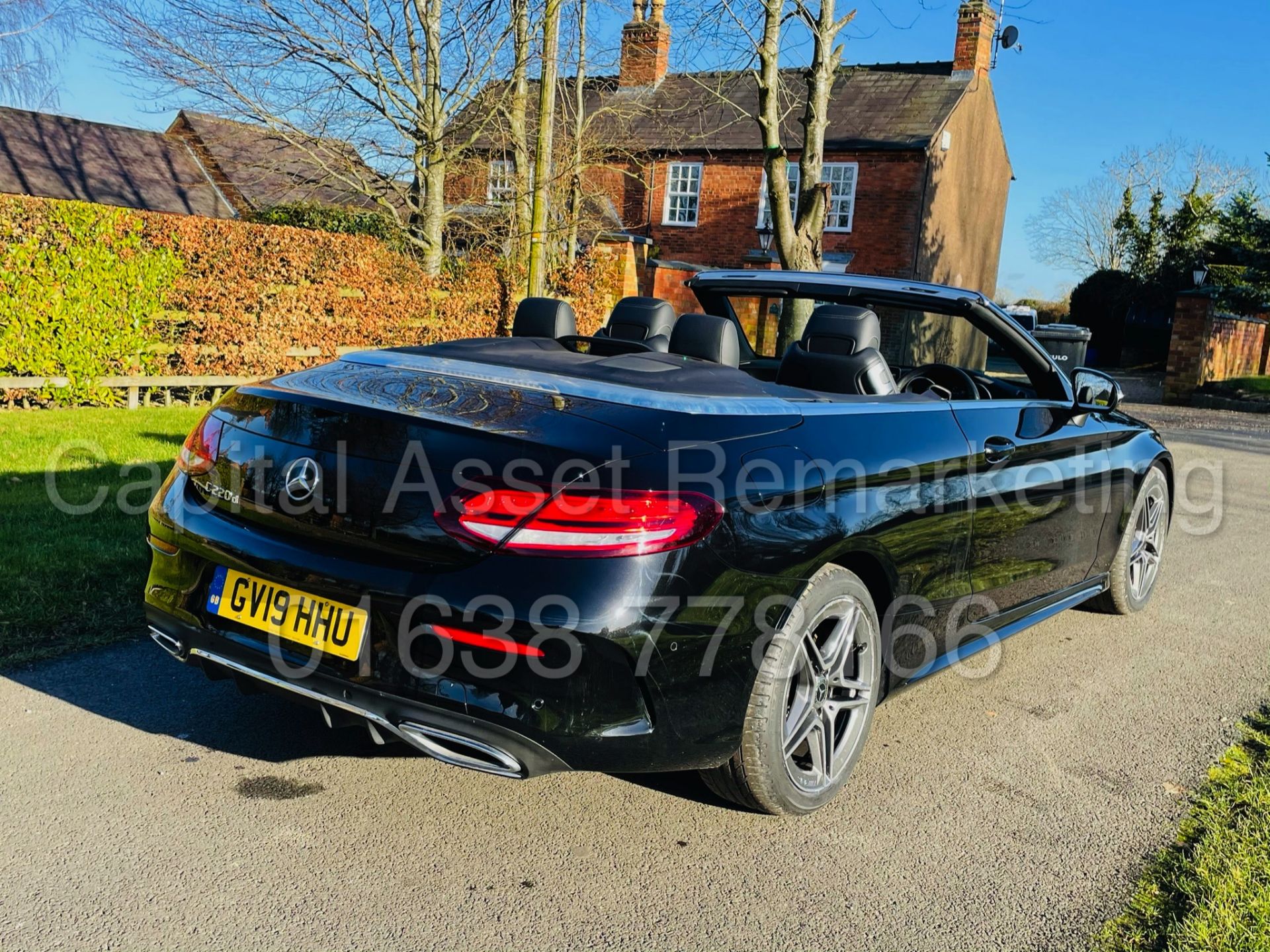 ON SALE MERCEDES-BENZ C220D *AMG LINE - CABRIOLET* (2019) '9G TRONIC AUTO - LEATHER - SAT NAV' - Image 15 of 59